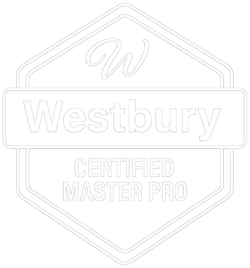 Westbury Social Badge White